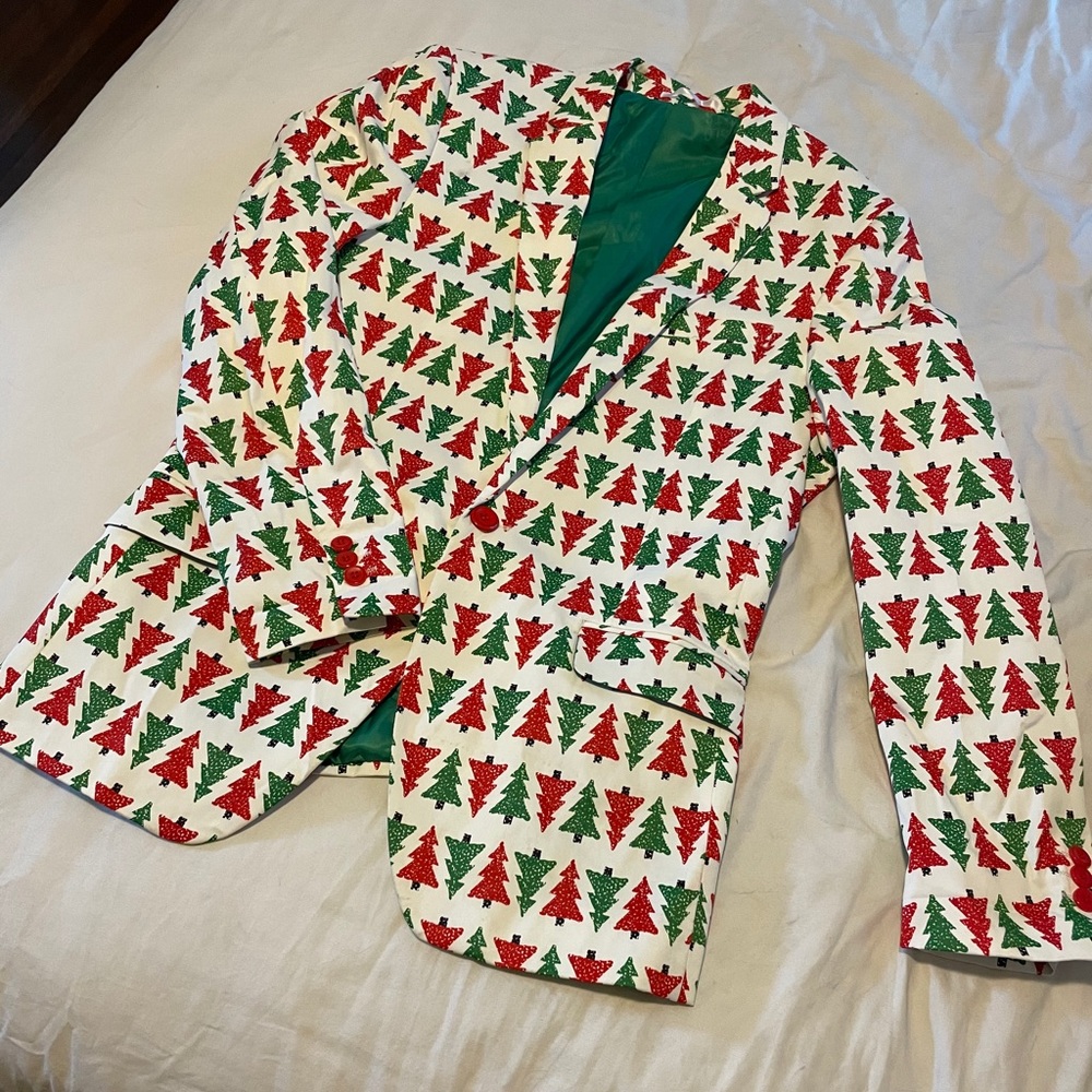 Christmas Tree Novelty Blazer Sport Coat